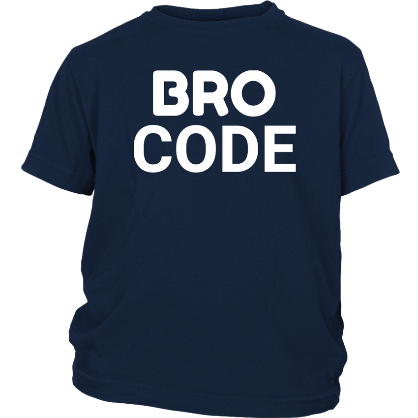 BRO CODE - KID SIZE – Fly Guyz Clothing Company