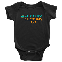 FLY GUYZ TEE - ORANGE/TEAL - Fly Guyz Clothing Co.